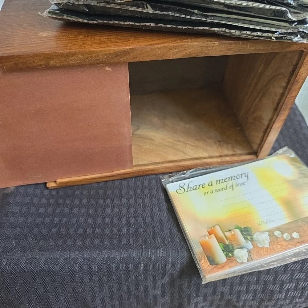 Cremation Urns for Human Ashes - Wooden Box For Pet,Men, Women and Child